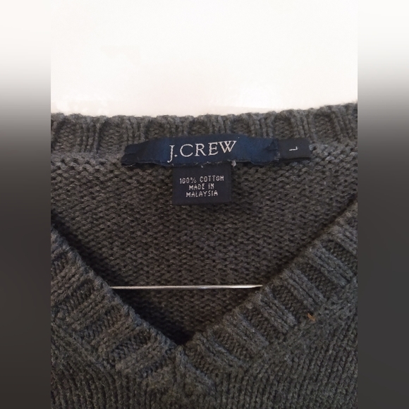 J Crew mens gray winter sweater size large - Picture 2 of 3